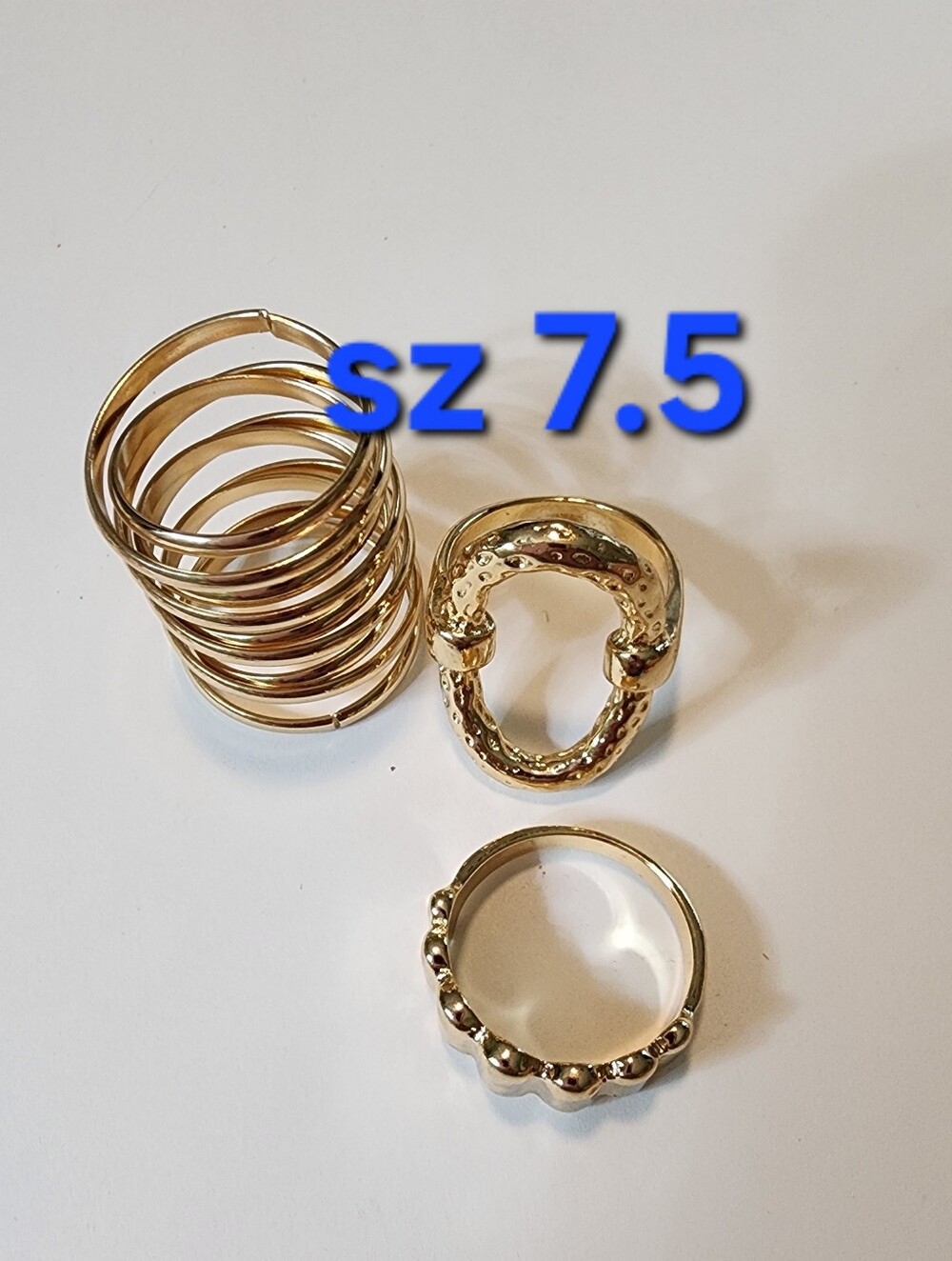 Ring Set Stacked Rings 18kt - Picture 3 of 5